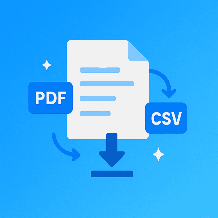 Seamless PDF / CSV Exports